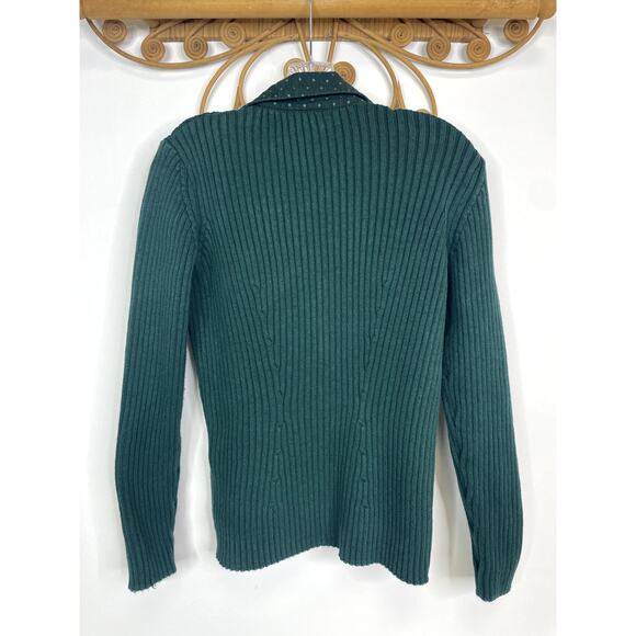 Blue Willi's women's green sweater cardigan M - Picture 7 of 7